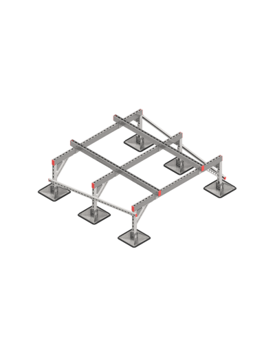 Опорная конструкция для установки оборудования TECHNORAPTOR STEELFOOT 1500х1500 тип 3 КМ-профиль (KM-TR-STF-SSEI-1500-1500-3) в Сергиевом Посаде Системы видеонаблюдения Pintop.ru