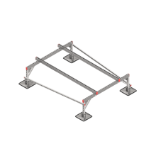 Опорная конструкция для установки оборудования TECHNORAPTOR STEELFOOT 1500х2000 тип 1 HD КМ-профиль (KM-TR-STF-SSEI-1500-2000-1 HD)