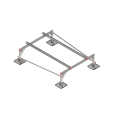 Опорная конструкция для установки оборудования TECHNORAPTOR STEELFOOT 1500х2000 тип 1 HD КМ-профиль (KM-TR-STF-SSEI-1500-2000-1 HD)