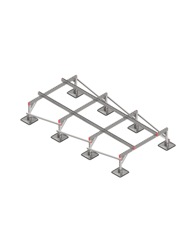 Опорная конструкция для установки оборудования TECHNORAPTOR STEELFOOT 1500х3000 тип 2 HD КМ-профиль (KM-TR-STF-SSEI-1500-3000-2 HD) в Сергиевом Посаде Системы видеонаблюдения Pintop.ru