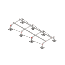 Опорная конструкция для установки оборудования TECHNORAPTOR STEELFOOT 1500х4000 тип 2 HD КМ-профиль (KM-TR-STF-SSEI-1500-4000-2 HD)
