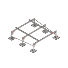 Опорная конструкция для установки оборудования TECHNORAPTOR STEELFOOT 1800х1800 КМ-профиль (KM-TR-STF-SSEI-1800-1800)