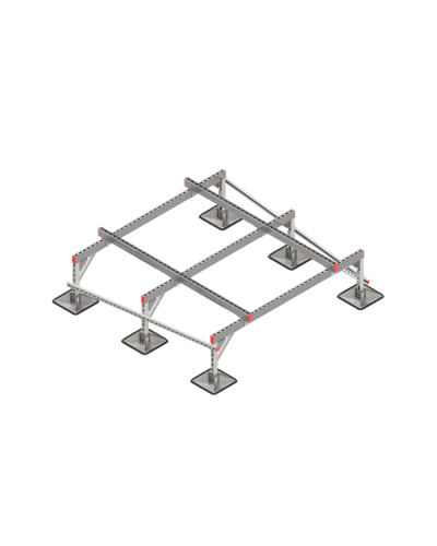 Опорная конструкция для установки оборудования TECHNORAPTOR STEELFOOT 1800х1800 КМ-профиль (KM-TR-STF-SSEI-1800-1800) в Сергиевом Посаде Системы видеонаблюдения Pintop.ru