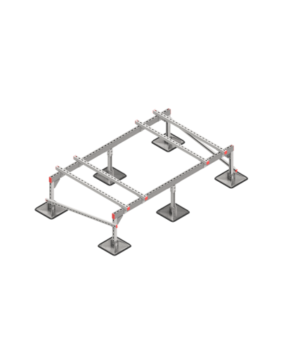 Опорная конструкция для установки оборудования TECHNORAPTOR STEELFOOT 2000х1200 КМ-профиль (KM-TR-STF-SSEI-2000-1200) в Сергиевом Посаде Системы видеонаблюдения Pintop.ru