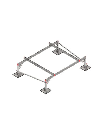 Опорная конструкция для установки оборудования TECHNORAPTOR STEELFOOT 2000х1500 тип 2 HD КМ-профиль (KM-TR-STF-SSEI-2000-1500-2 HD) в Сергиевом Посаде Системы видеонаблюдения Pintop.ru