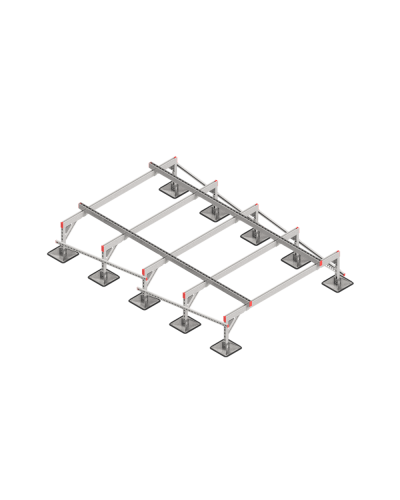 Опорная конструкция для установки оборудования TECHNORAPTOR STEELFOOT 2000х3000 тип 2 КМ-профиль (KM-TR-STF-SSEI-2000-3000-2) в Сергиевом Посаде Системы видеонаблюдения Pintop.ru