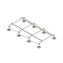 Опорная конструкция для установки оборудования TECHNORAPTOR STEELFOOT 2000х4000 КМ-профиль (KM-TR-STF-SSEI-2000-4000)