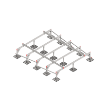Опорная конструкция для установки оборудования TECHNORAPTOR STEELFOOT 2500х3000 тип 3 HD КМ-профиль (KM-TR-STF-SSEI-2500-3000-3 HD)