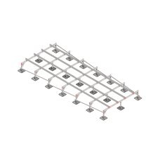 Опорная конструкция для установки оборудования TECHNORAPTOR STEELFOOT 2500х6000 HD КМ-профиль (KM-TR-STF-SSEI-2500-6000 HD)