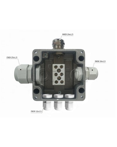 Металлическая коробка соединительная Магнито-контакт МКС 2ВК «МОРОЗ» с датчиком вскрытия корпуса (тампером), IP66/IP68 в Сергиевом Посаде Распределительные коробки Pintop.ru