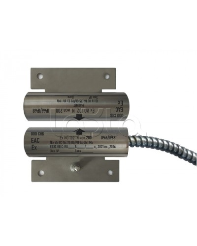 Извещатель охранный точечный магнитоконтактный взрывозащищённый Магнито-контакт Ех ИО102 N исп.211 (торцевой), с постоянно присоединенным кабелем в металлорукаве (штатно кабель 2х0,75 - 1м), 1Ex d IIC T6 Gb / РB Ex d I Mb АТФЕ.425119.171 в Сергиевом Посаде Изв