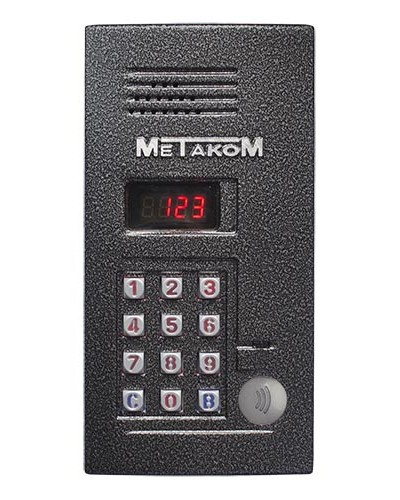 Блок вызова домофона Метаком MK2012-MFEN в Сергиевом Посаде Блоки вызова многоабонентные Pintop.ru