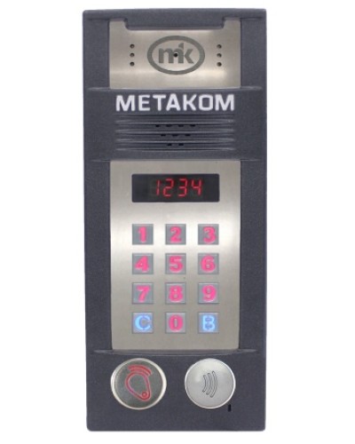 Многоабонентый антивандальный блок вызова со встроенной видеокамерой Метаком MК2018-RFMFСV в Сергиевом Посаде Блоки вызова многоабонентные Pintop.ru