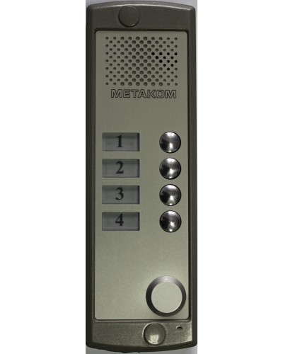 Блок вызова домофона Метаком MK4-K-RF в Сергиевом Посаде Блоки вызова многоабонентные Pintop.ru