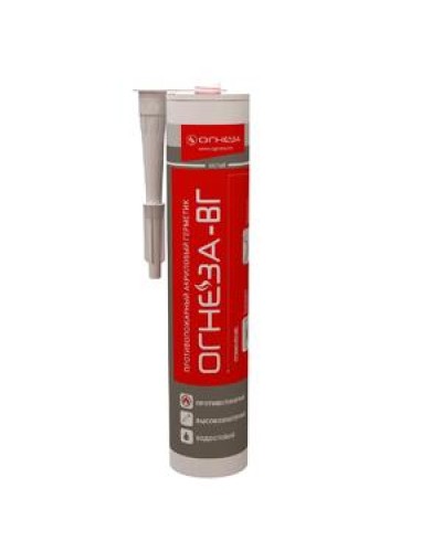 Герметик акриловый противопожарный Огнеза ОГНЕЗА-ВГ, туба 310 мл., цвет белый в Сергиевом Посаде Дополнительное оборудование пожаротушения Pintop.ru