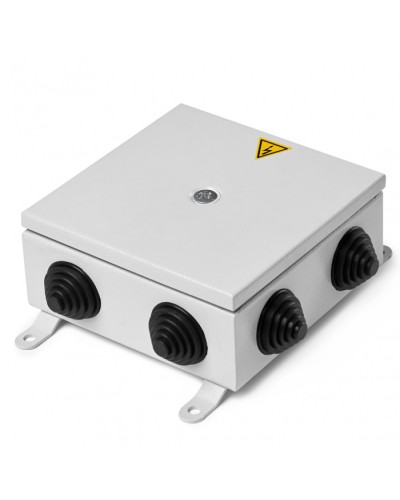 Коробка монтажная огнестойкая металлическая герметичная КМОМГ (12к х 2,5мм) 200х200х60 IP 66 (6 вводов) ПожТехКабель (076-504) в Сергиевом Посаде Распределительные коробки Pintop.ru