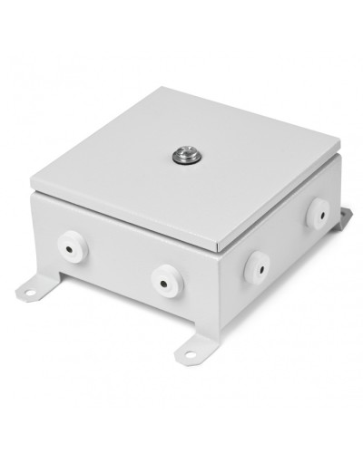 Коробка монтажная огнестойкая металлическая герметичная КМОМГ (4к х 2,5мм) 100х100х60 IP 54 (3 ввода) ПожТехКабель (076-401) в Сергиевом Посаде Распределительные коробки Pintop.ru