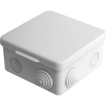 Коробка распаячная, для наружного монтажа, 100x100x50 ПожТехКабель 030-014