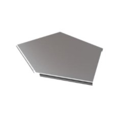 Крышка плоского угла 90° 150x15 (0,7) ПожТехКабель (547-003)