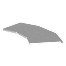 Крышка угла горизонтального 45° 600х15 (0,7) для лестничного лотка ПожТехКабель (650-405)