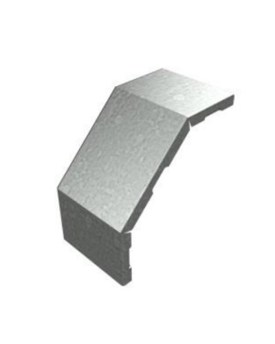 Крышка угла вертикального внешнего 90° 100х15 (0,7) для лестничного лотка ПожТехКабель (651-400) в Сергиевом Посаде Кабельные лотки Pintop.ru