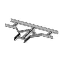 Ответвитель Т-образный 100х50 (1,2) для лестничного лотка ПожТехКабель (651-500)