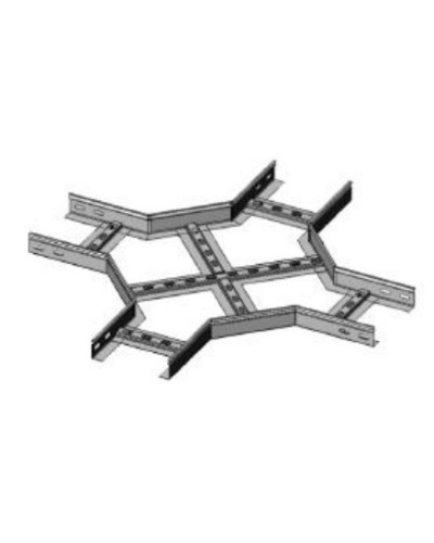 Ответвитель X-образный 300х50 (1,2) для лестничного лотка ПожТехКабель (651-902) в Сергиевом Посаде Кабельные лотки Pintop.ru