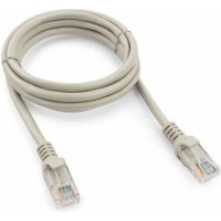 Патч-корд медный F/UTP, категория 5e, 26 AWG (0,48 мм), экранированный, LSZH, серый, 3 м