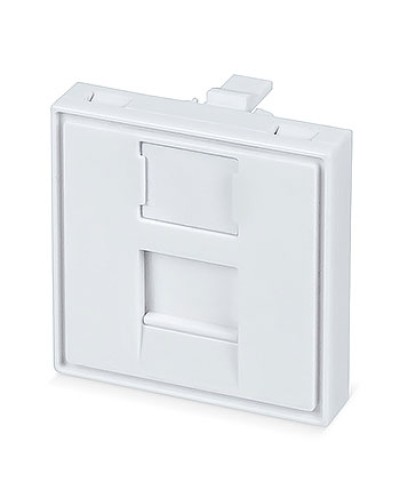 Вставка 45x45 (Mosaic) для 1 модуля формата Keystone Jack (FP-45-1M) Пожтехкабель СКС (202-031) (аналог Mosaic) в Сергиевом Посаде Модули Keystone Pintop.ru