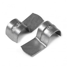 Скоба металлическая однолапковая без отверстия для монтажного пистолета 31-32 мм пр. (50 шт/уп) ПожТехКабель (850-058)