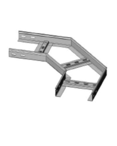 Угол горизонтальный 90° 100х80 (1,2) для лестничного лотка ПожТехКабель (650-512) в Сергиевом Посаде Кабельные лотки Pintop.ru