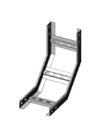 Угол вертикальный внутренний 90° 400х50 (1,2) для лестничного лотка ПожТехКабель (650-903) в Сергиевом Посаде Кабельные лотки Pintop.ru