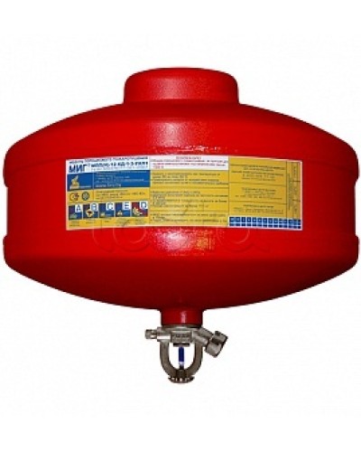 Модуль порошкового пажаротушения ПОЖТЕХНИКА МПП-12/141 МИГ (температура срабатывания +141°С) (красный) в Сергиевом Посаде Модули порошковые Pintop.ru