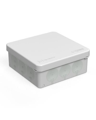 Коробка распред. 60-0303м двухкомп. безгалогенная (HF) 100х100х40 (8шт/уп) Промрукав (60-0303м) в Сергиевом Посаде Распределительные коробки Pintop.ru