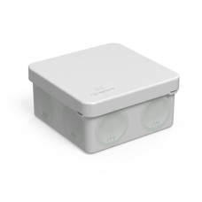 Коробка распред. 60-0210м двухкомп. безгалогенная (HF) 80х80х40 (8шт/уп) Промрукав (60-0210м)