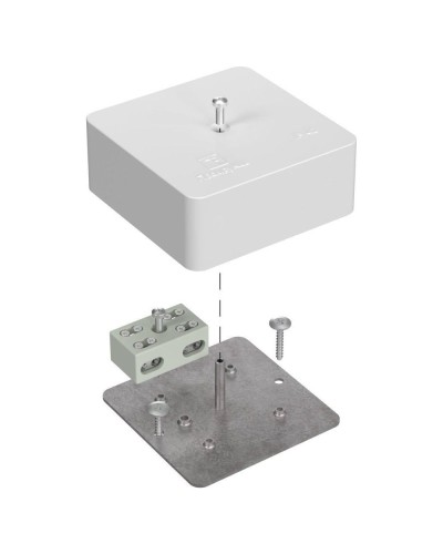 Коробка огнест. разветвительная 75х75х30 (87 шт/кор) Промрукав (40-0450-FR6.0-4-2-Р) в Сергиевом Посаде Распределительные коробки Pintop.ru