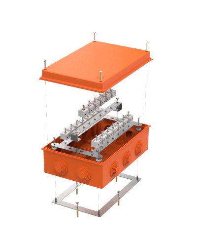 Коробка огнест. для о/п 40-0330-FR6.0-40 Е15-Е120 RAL2004 260х175х90 (7 шт/кор) Промрукав (40-0330-FR6.0-40) в Сергиевом Посаде Распределительные коробки Pintop.ru