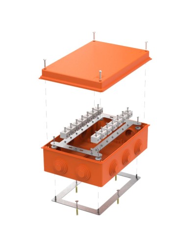 Коробка огнест. для о/п 40-0330-FR6.0-28 Е15-Е120 RAL2004 260х175х90 (7 шт/кор) Промрукав (40-0330-FR6.0-28) в Сергиевом Посаде Распределительные коробки Pintop.ru