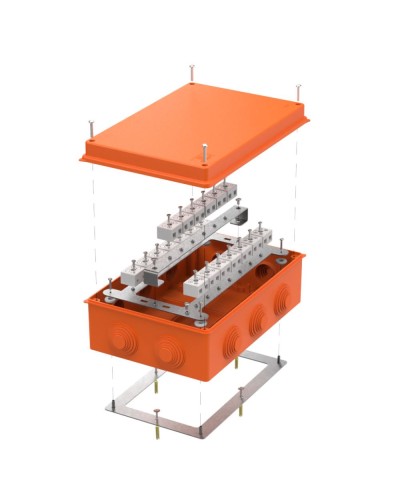 Коробка огнест. для о/п 40-0330-FR10.0-40 Е15-Е120 RAL2004 260х175х90 (7 шт/кор) Промрукав (40-0330-FR10.0-40) в Сергиевом Посаде Распределительные коробки Pintop.ru