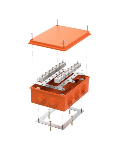 Коробка огнест. для о/п 40-0320-FR6.0-28 Е15-Е120 RAL2004 200х150х75 (5 шт/кор) Промрукав (40-0320-FR6.0-28) в Сергиевом Посаде Распределительные коробки Pintop.ru