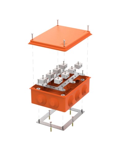 Коробка огнест. для о/п 40-0320-FR10.0-16 Е15-Е120 RAL2004 200х150х75 (5 шт/кор) Промрукав (40-0320-FR10.0-16) в Сергиевом Посаде Распределительные коробки Pintop.ru