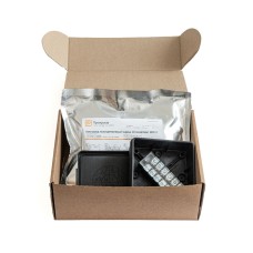 Коробка распред. двухкомп. (HF) 100х100х40 черная Промрукав (PR80.0177)