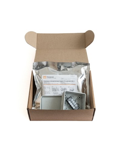 Коробка распред. двухкомп. (HF) 80х80х40 серая Промрукав (PR80.0174) в Сергиевом Посаде Распределительные коробки Pintop.ru