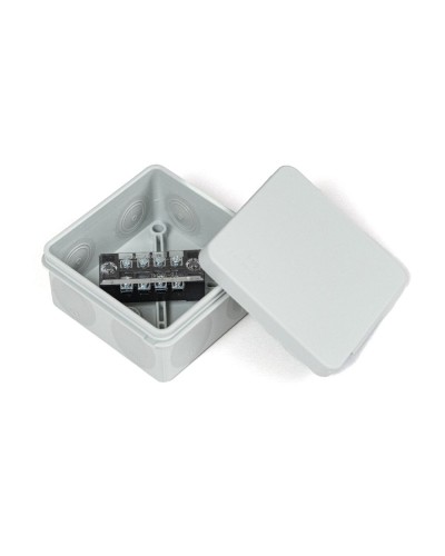 Коробка распред. двухкомп. (HF) 80х80х40 серая Промрукав (PR80.0168) в Сергиевом Посаде Распределительные коробки Pintop.ru