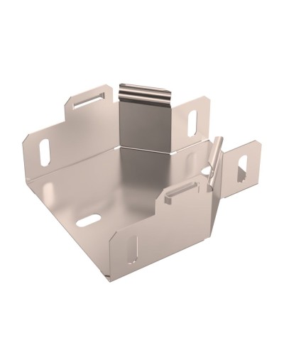 Переходник симметричный Стандарт INOX (AISI 409) 100х50х50 Промрукав (PR16.6051) в Сергиевом Посаде Аксессуары для лотков Pintop.ru