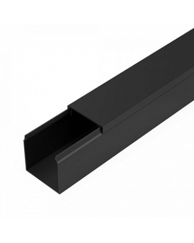 Кабель-канал черный 2-й замок в п/э 25х25 мм (32 м/уп) Промрукав (PR03.0213) в Сергиевом Посаде Огнестойкие кабельные линии Pintop.ru