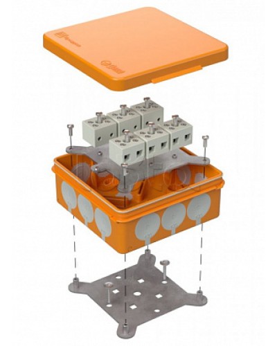 Коробка огнестойкая для о/п двухкомпонентная Е15-Е120 100х100х40 Промрукав (60-0303-FR6.0-12) в Сергиевом Посаде Огнестойкие кабельные линии Pintop.ru