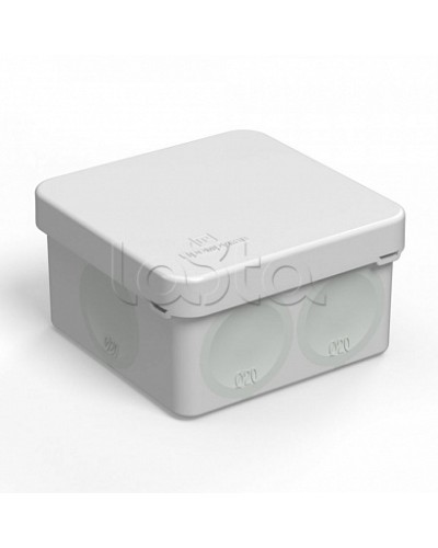 Коробка распределительная 60-0200 для прямого монтажа двухкомпонентная безгалогенная (HF) 70х70х40 (150шт/кор) Промрукав в Сергиевом Посаде Распределительные коробки Pintop.ru