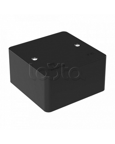 Коробка универсальная для кабель-канала 40-0460 безгалогенная (HF) черная 85х85х45 (152шт/кор) Промрукав (40-0460-9005) в Сергиевом Посаде Распределительные коробки Pintop.ru