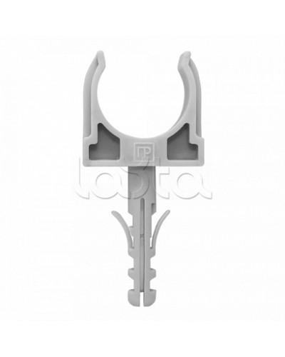 Крепеж-клипса с дюбелем серая д16 (100шт/1500шт уп/кор) Промрукав (PR13.0295) в Сергиевом Посаде Держатели, клипсы, скобы Pintop.ru